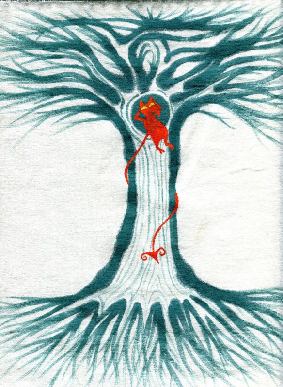 diable orange creux arbr aleg